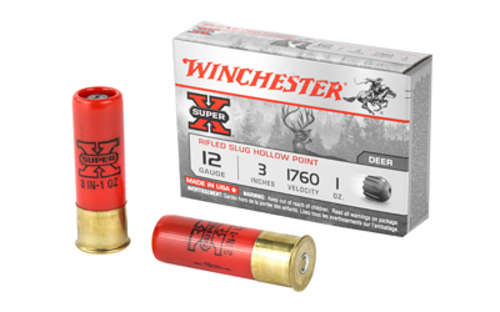 Ammunition Winchester Ammunition Super X 12Gauge WIN SPRX 12GA 3" 1OZ RIFLED 5/250 • Model: Super-X